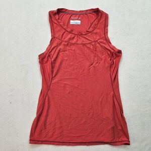 Columbia Tank Top Womens Small Red Good‎ Omni-Wick AL6165 Activewear Racerback